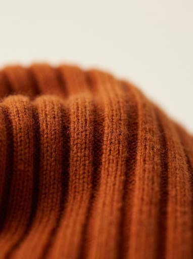Ribbed Knit Rust — fabric by UNICOTEXTEIS